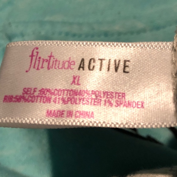 Turquoise 1/4 Zip Color Block Kangaroo Pocket Sweatshirt CLOSET CLEAR OUT - Picture 7 of 8